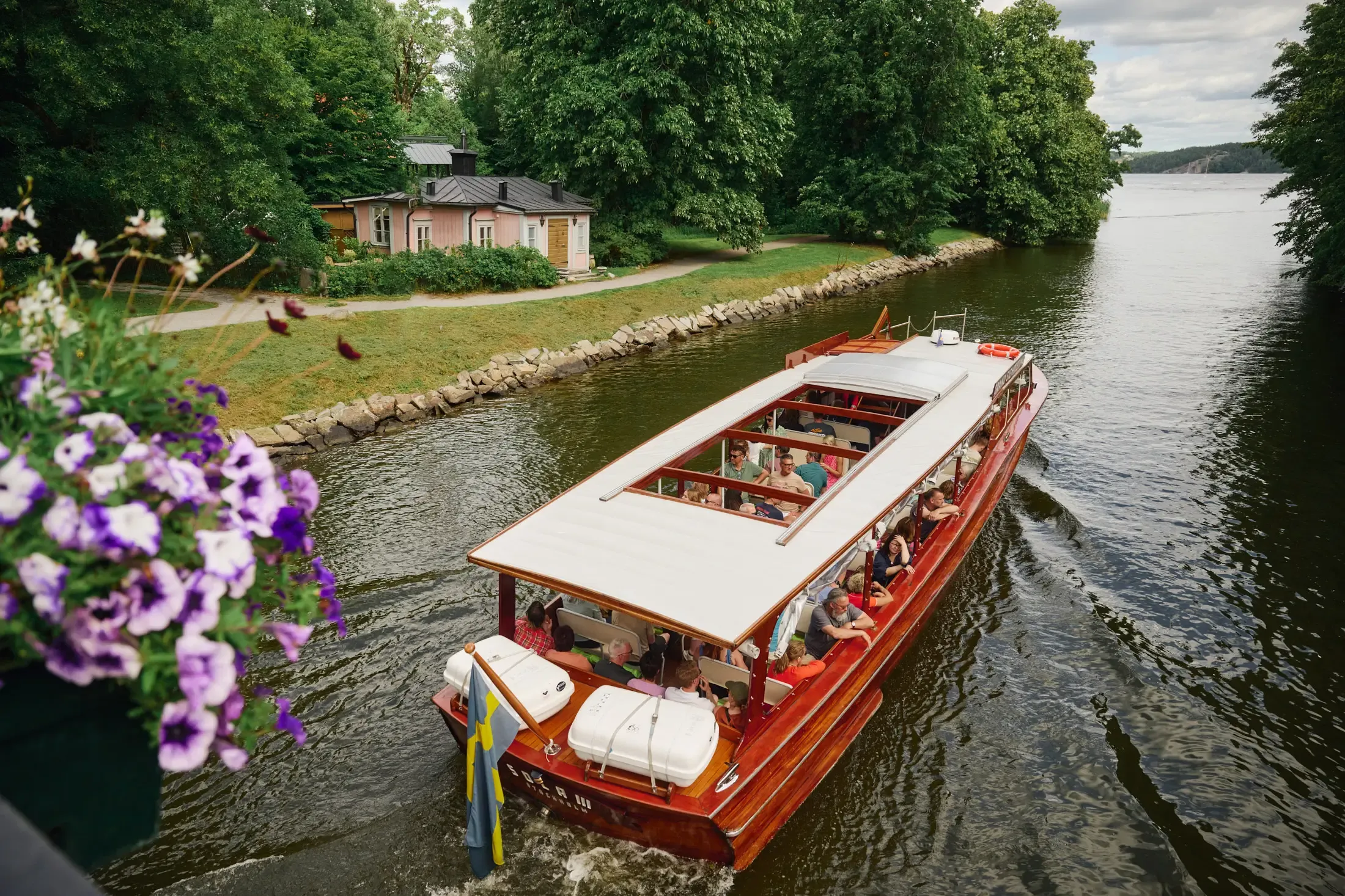 Skärgårdstur Båt Sola III bak