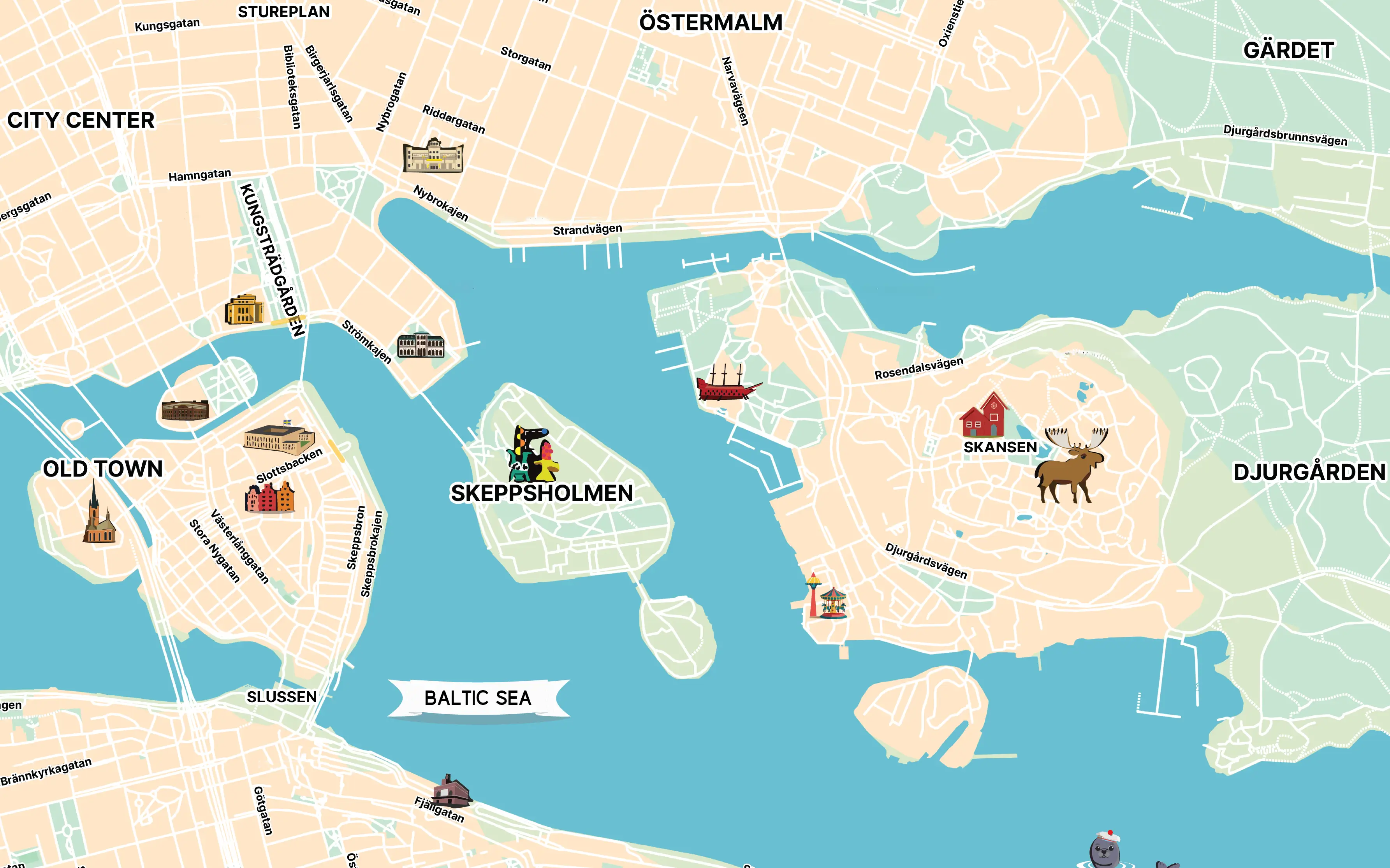 Tour map Sightseeing Ride