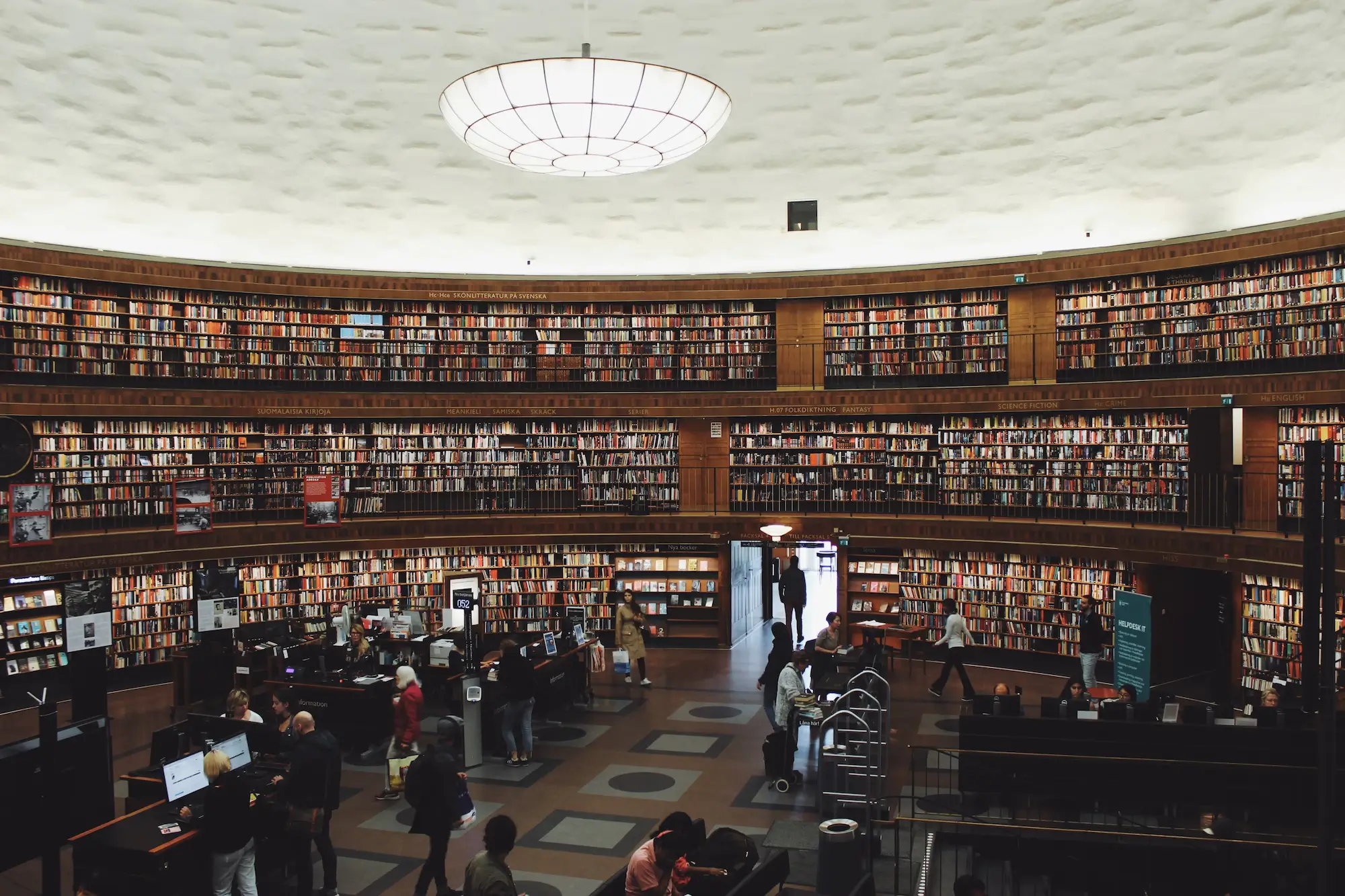 Stadsbibliotek in Stockholm