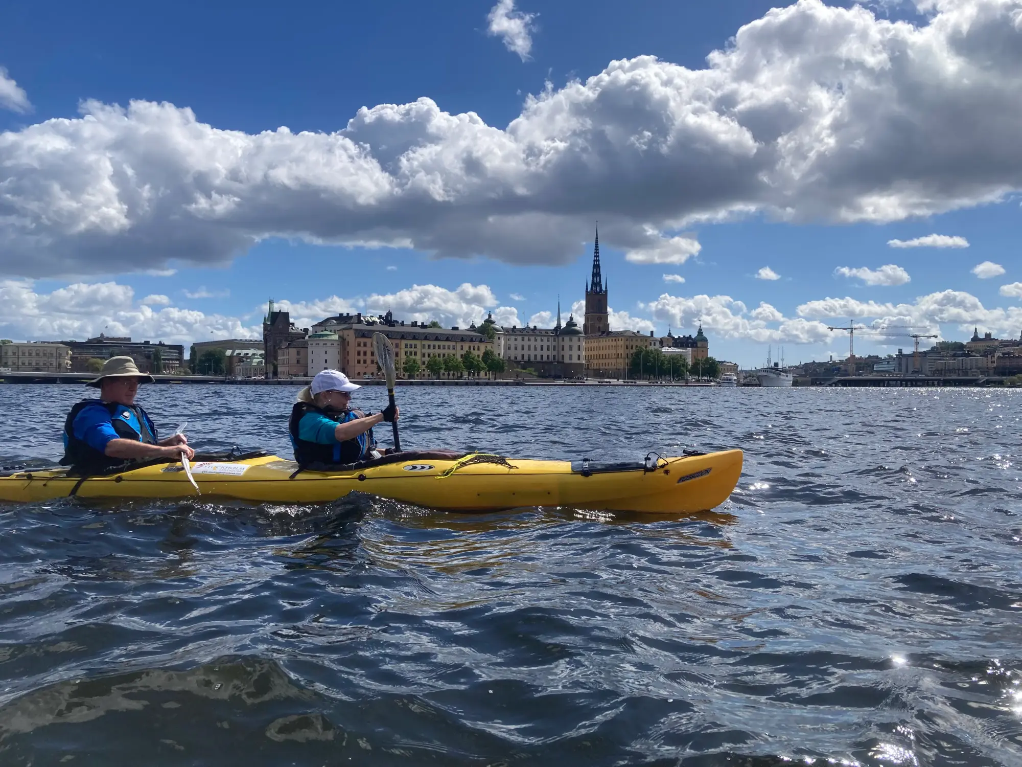 Kayaking in Stockholm